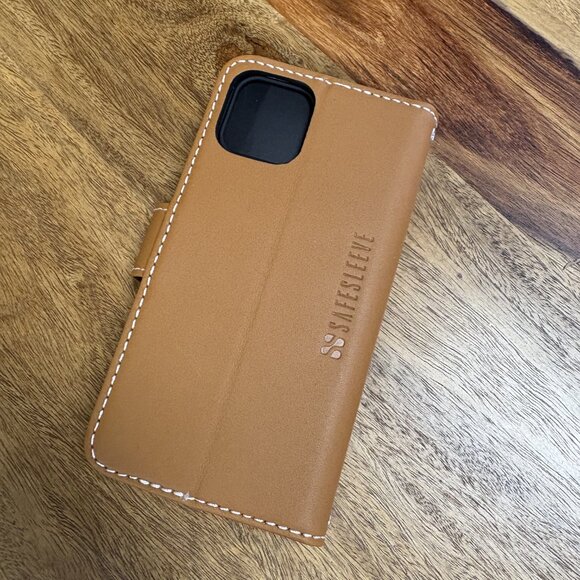Safe Sleeve Cell Phone Case - Tan - NEW - iphone 12 and 12 pro - Anti Radiation - Picture 5 of 5